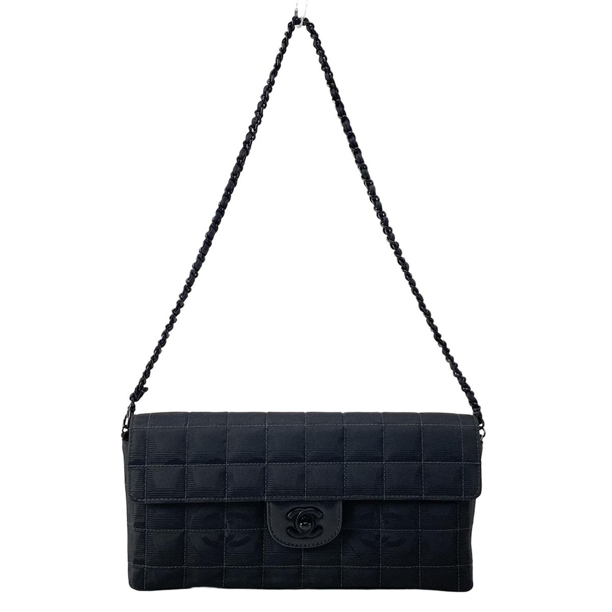 CHANEL(シャネル) ショルダーバッグ ニュートラベルライン/チョコバー