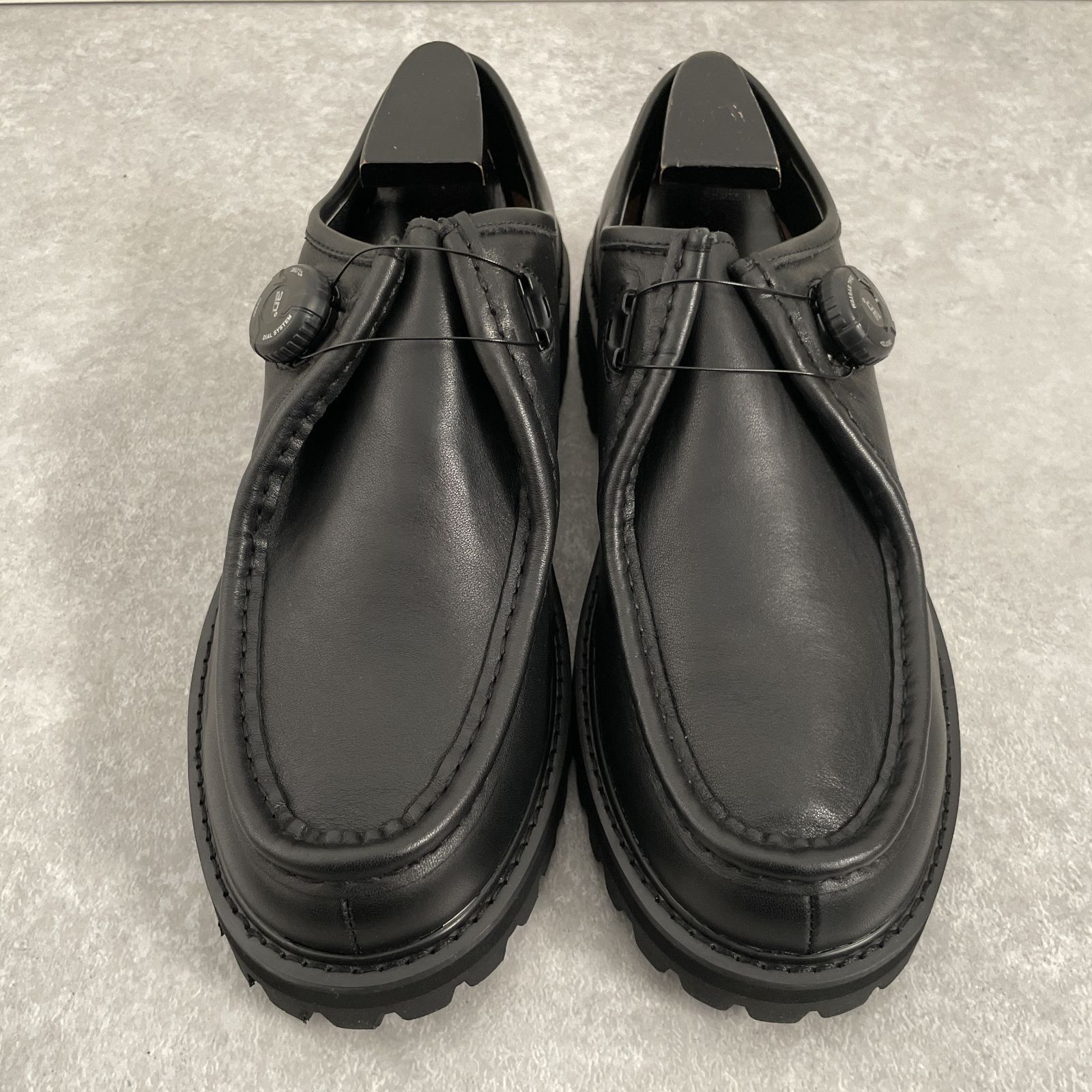 定価2.7万 PG × Steven Alan KNOCK BLACK LEATHER レザー シューズ