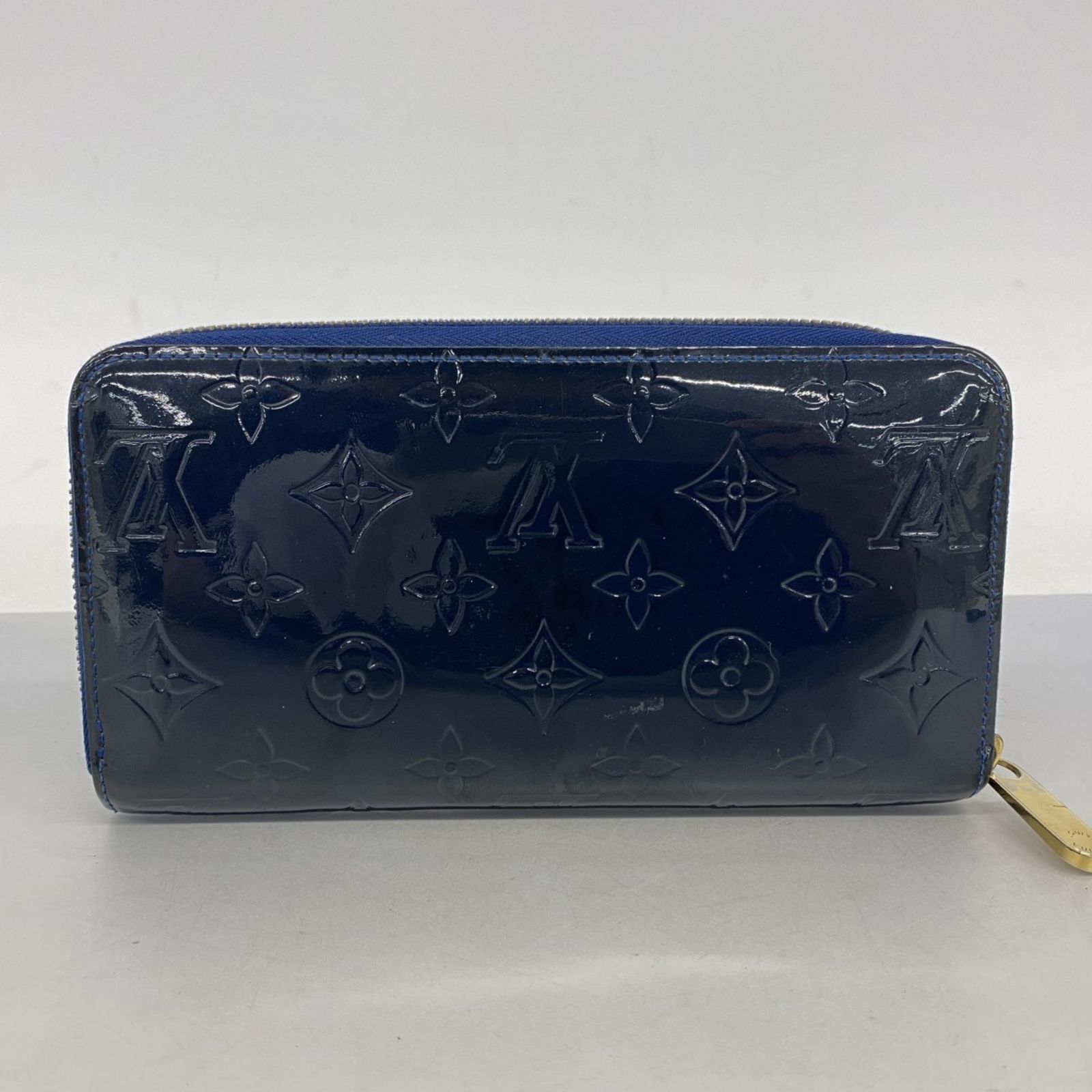 ルイヴィトン グランブルー ヴェルニ ジッピーパース M90048 ルイ・ヴィトン(Louis Vuitton) ルイ・ヴィトン 長財布 ヴェルニ