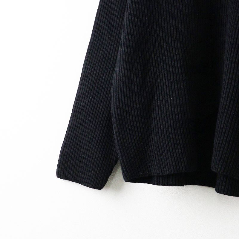 オーラリー AURALEE SUPER FINE WOOL RIB KNIT TURTLE NECK BIG PO 0