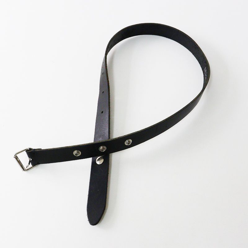 MHL. マーガレットハウエル レザーベルト＼ブラック 英国製