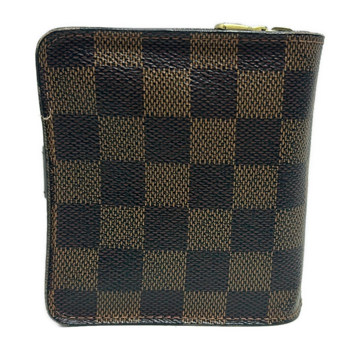 LOUIS VUITTON(ルイヴィトン) 2つ折り財布 ダミエ コンパクトジップ