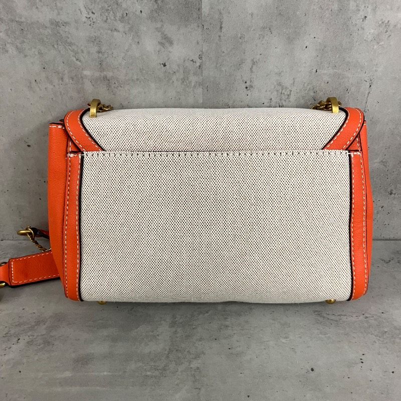 GUESS ゲス ショルダーバッグ ハンドバッグ 2way キャンバス レザー 