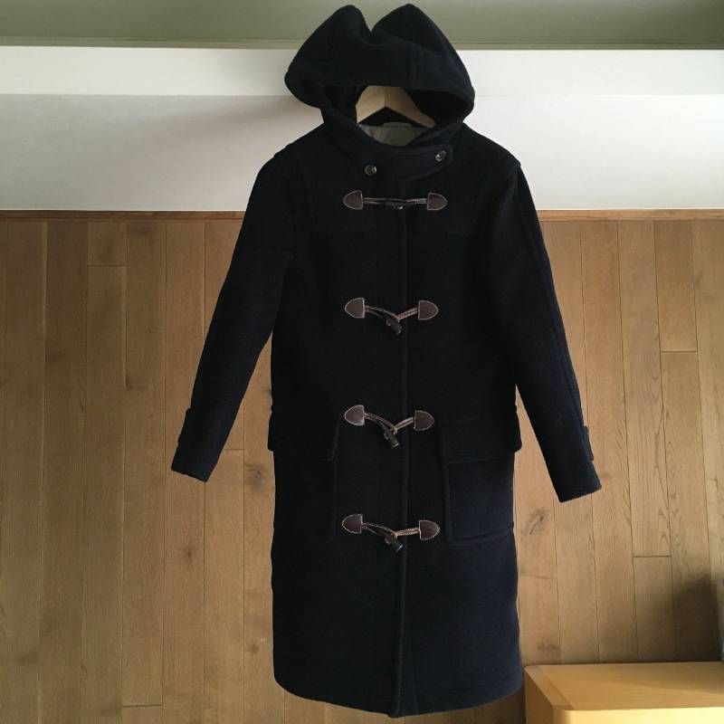 美品 OLD ENGLAND オールドイングランド ダッフルコート S ネイビー
