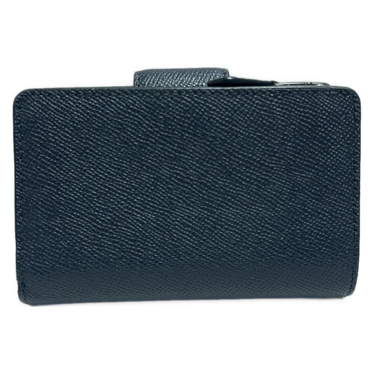 COACH(コーチ) 2つ折り財布 - 6390 ダークネイビー レザー - メルカリ