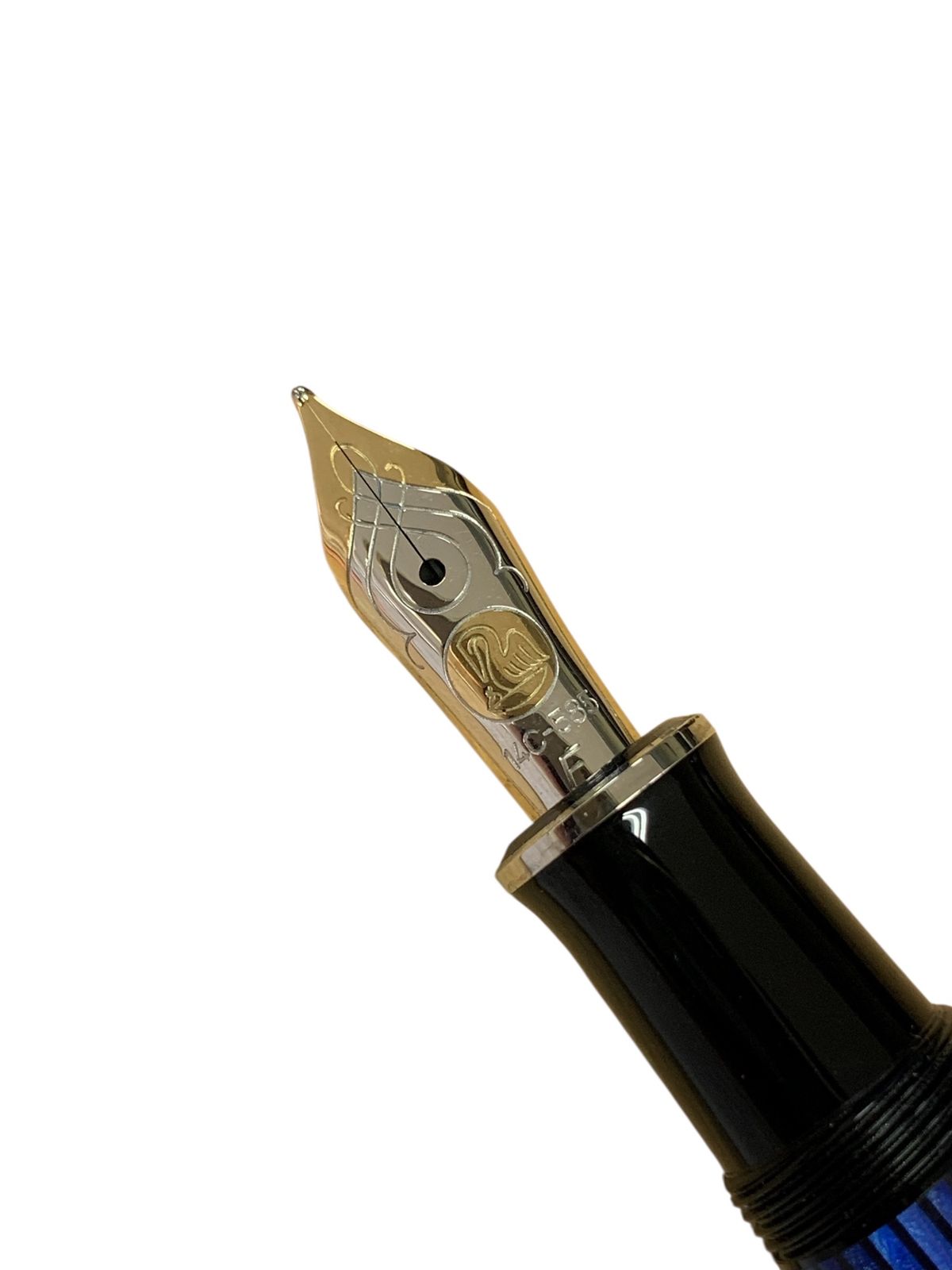 ペリカン 万年筆 スーベレーン M605 ブルー F 14C 585 IT3VP0389I4G