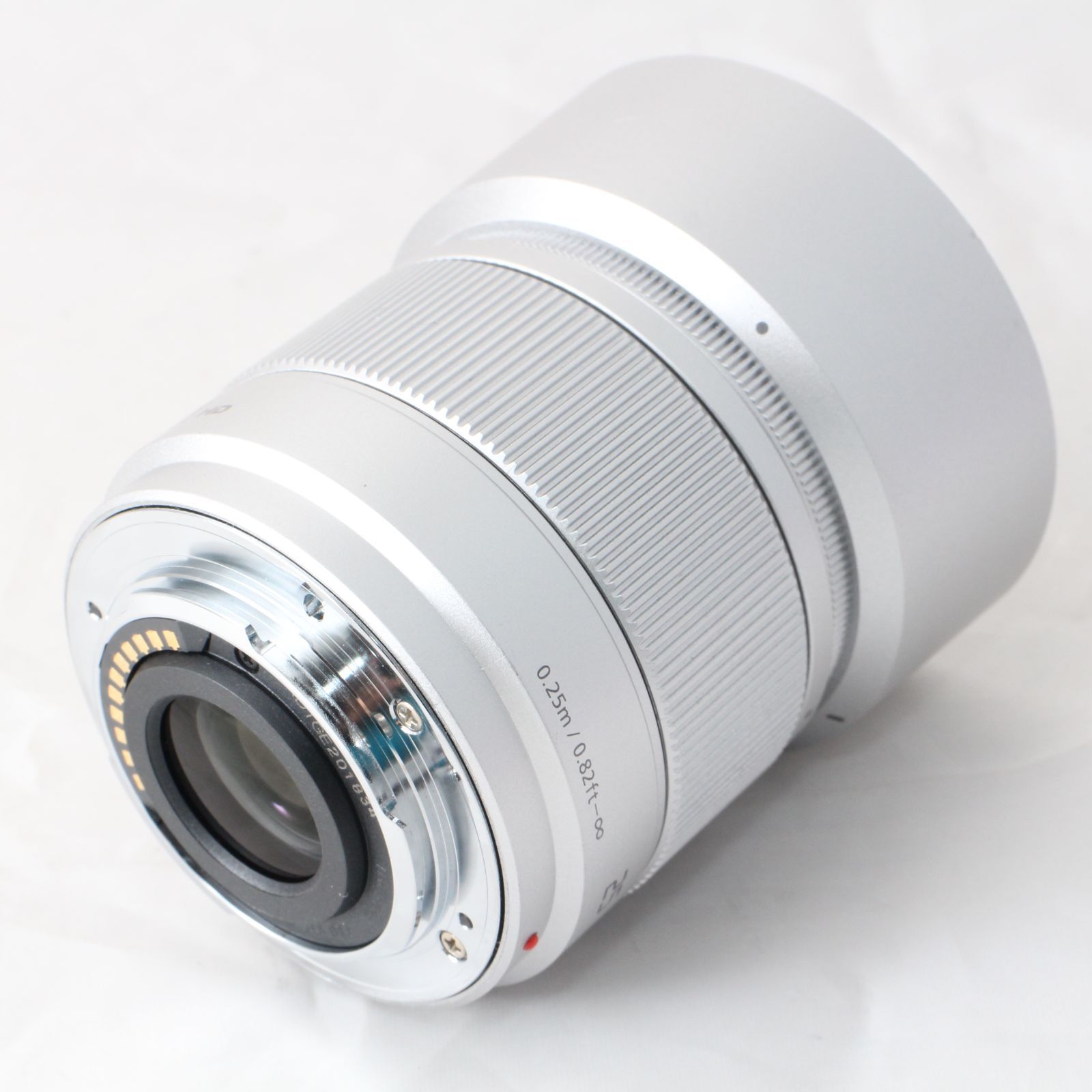 【美品】LUMIX 単焦点レンズ 25ミリ　ルミックス H-H025 シルバー LUMIX G 25mm/F1.7 ASPH. H-H025-S [シルバー] 中古価格比較 - 価格.com