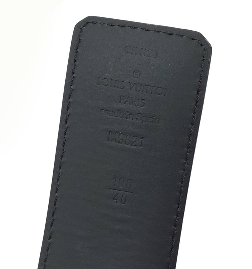 D2711◇極美品【ルイヴィトン】モノグラム サンチュール LVイニシャル