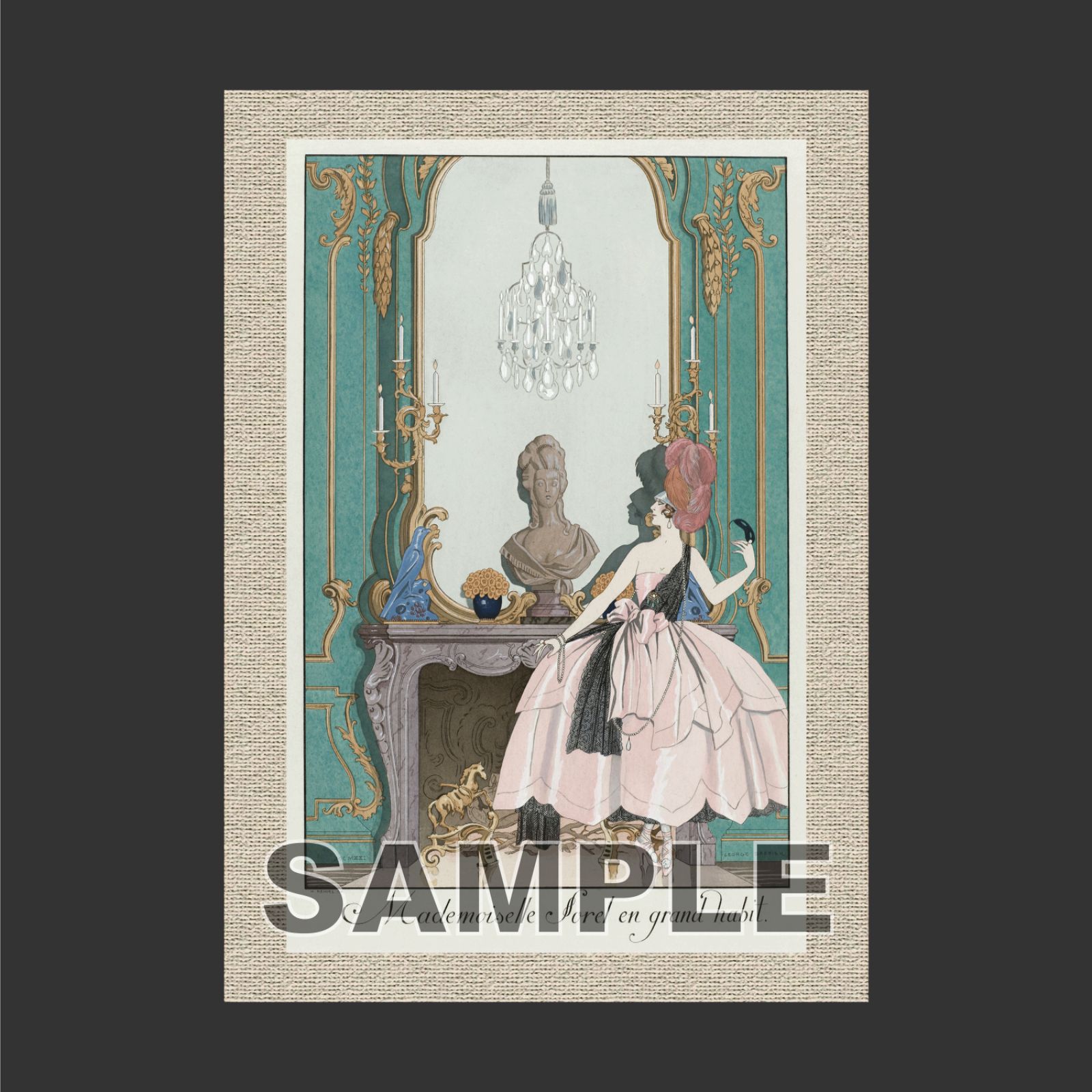 ジョルジュ・バルビエ（George Barbier） 「 豪華な衣装を着た