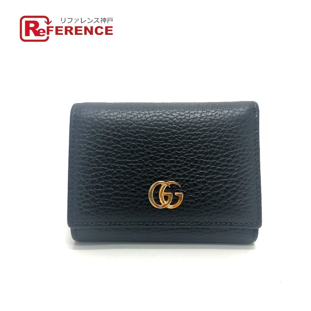 GUCCI グッチ 3つ折り財布 GGマーモント コンパクトウォレット 474746