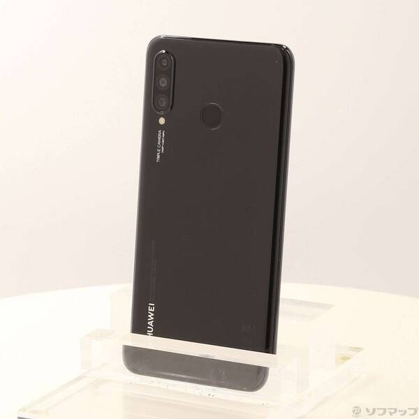 品〕 HUAWEI P30 lite 64GB ミッドナイトブラック MAR-LX2J SIMフリー