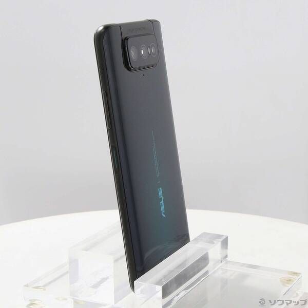 中古品〕 ZenFone 7 Pro 256GB オーロラブラック ZS671KS-BK256S8 SIM