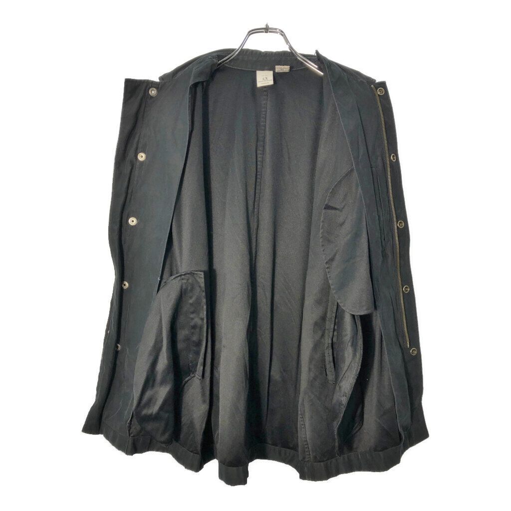 ARMANI EXCHANGE ハーフコートXL新品未使用品 EMPORIO ARMANI (エンポリオアルマーニ) フルジップ＆ボタン スタンド