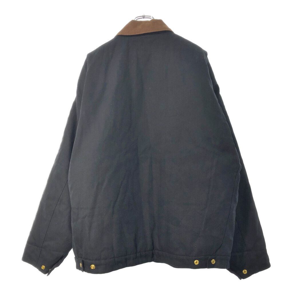 TRI-MOUNTAIN ダック ワークジャケット ブラック(メンズ XL)中古 古着 X1310 TRI-MOUNTAIN ダック ワークジャケット ブラック(メンズ XL)中古 古着