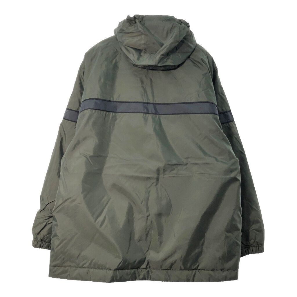00年代 NIKE ナイキ リバーシブル フーデッド 中綿 ナイロンジャケット グレー(メンズ M)中古 古着 X1309 00年代 NIKE ナイキ リバーシブル フーデッド 中綿 ナイロンジャケット