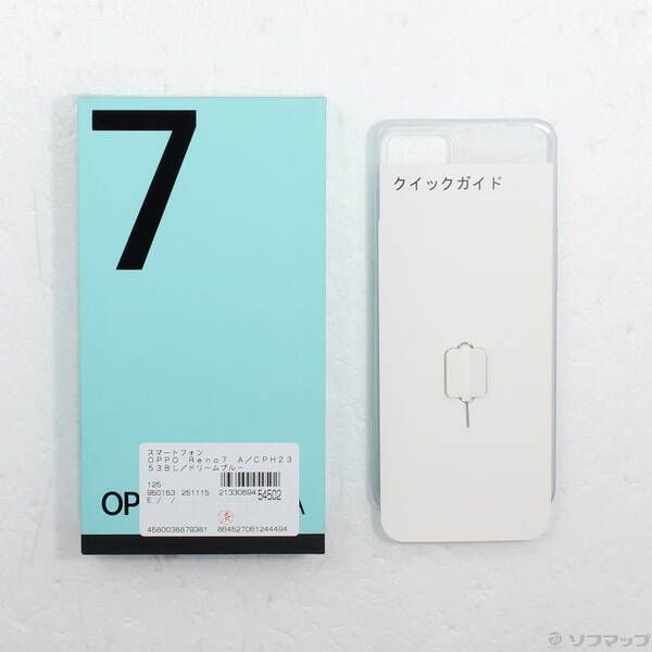 中古品〕 OPPO Reno7 A 128GB ドリームブルー CPH2353 SIMフリー【349