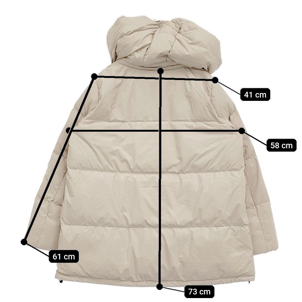 【美品】イエナ リサイクルダウンショートコート ダウンジャケット ベージュ 40 IENA 新品 リサイクルダウンショートコート 定価47300円