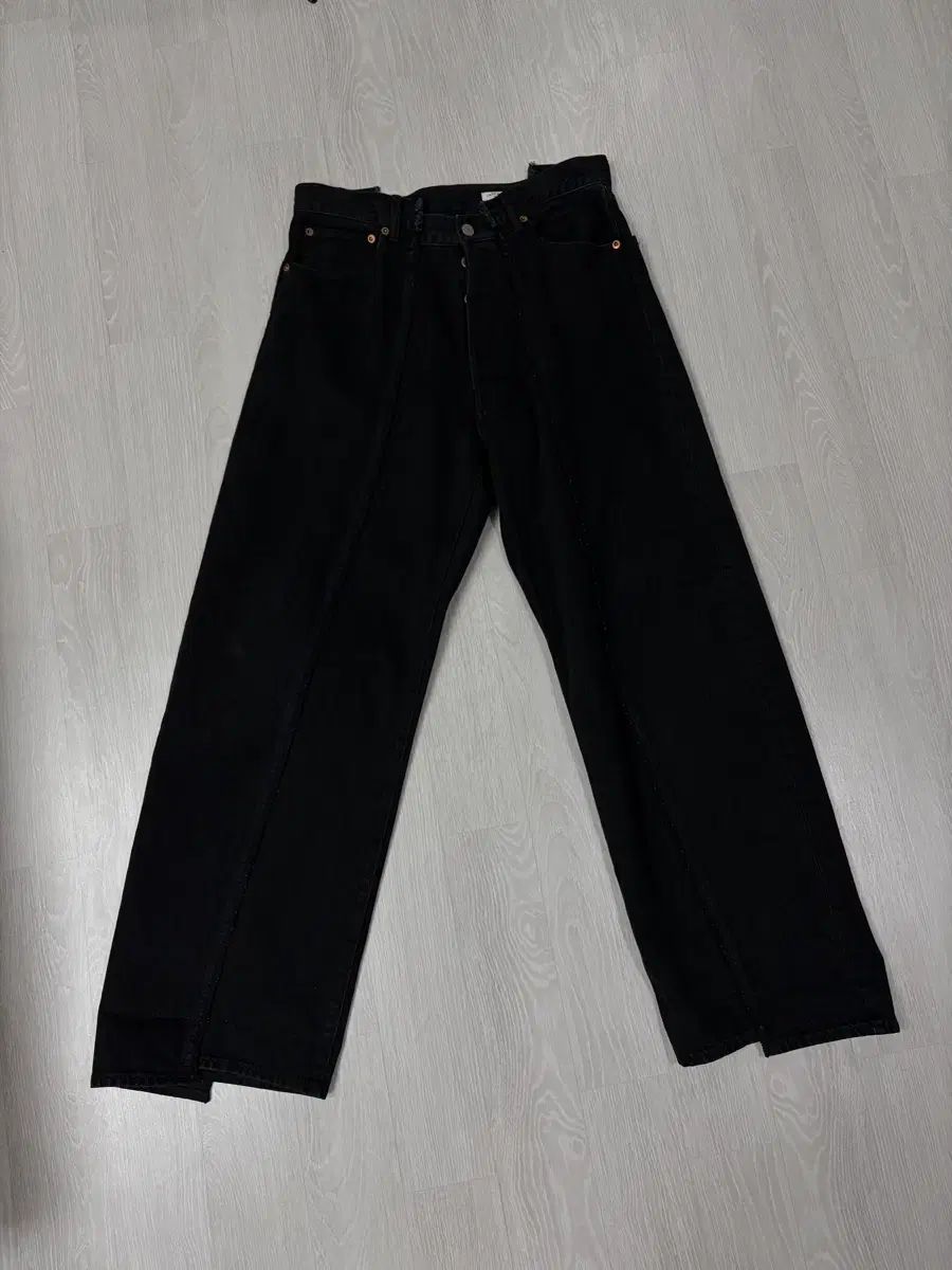 OLD PARK(オールドパーク) リメイク デニム ブラック