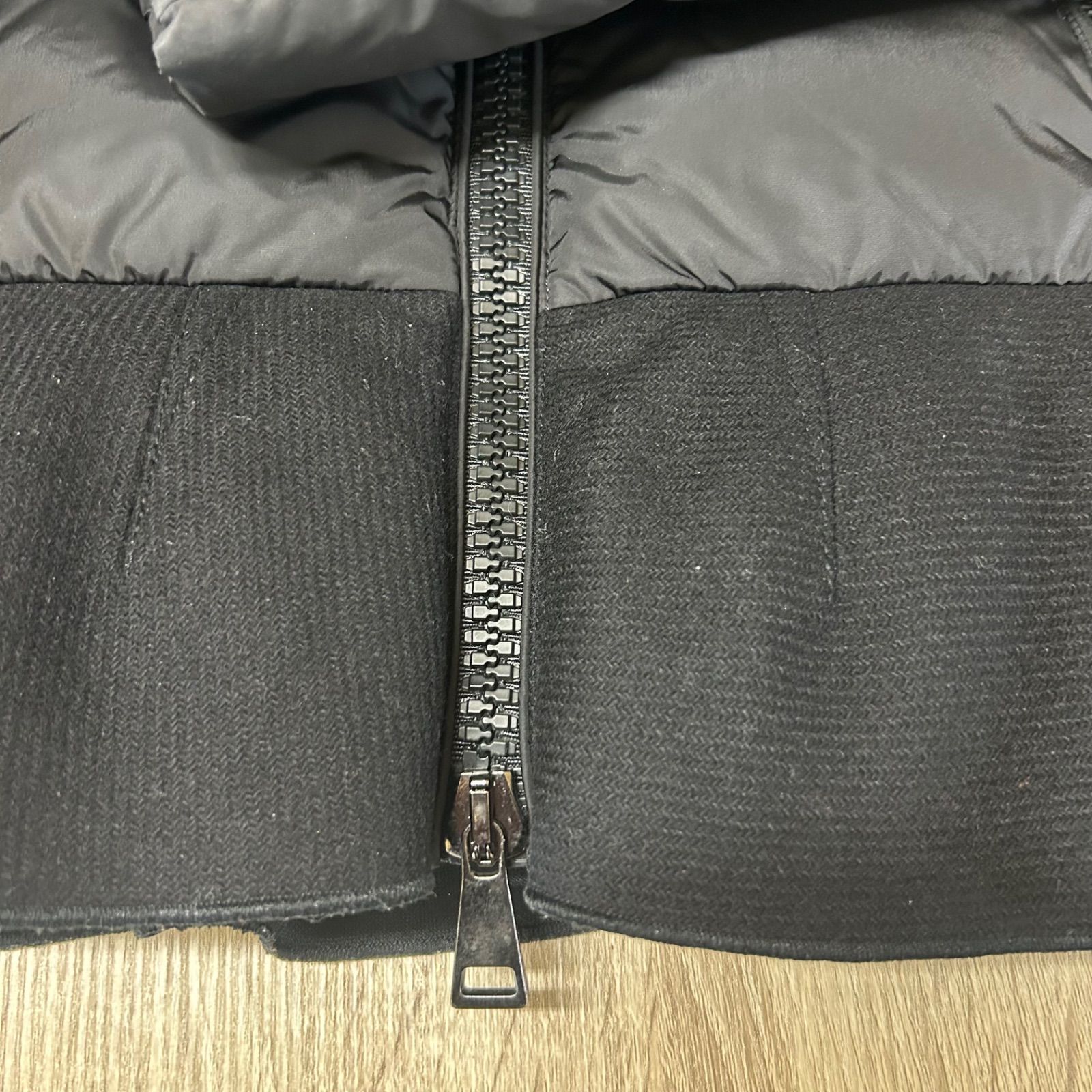 MONCLER モンクレールペプラムネセアNESEAダウンジャケット黒0 - メルカリ