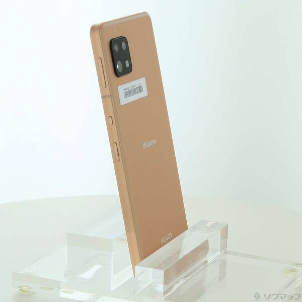 中古品〕 AQUOS sense6 64GB ライトカッパー SH-54B docomo SIMフリー