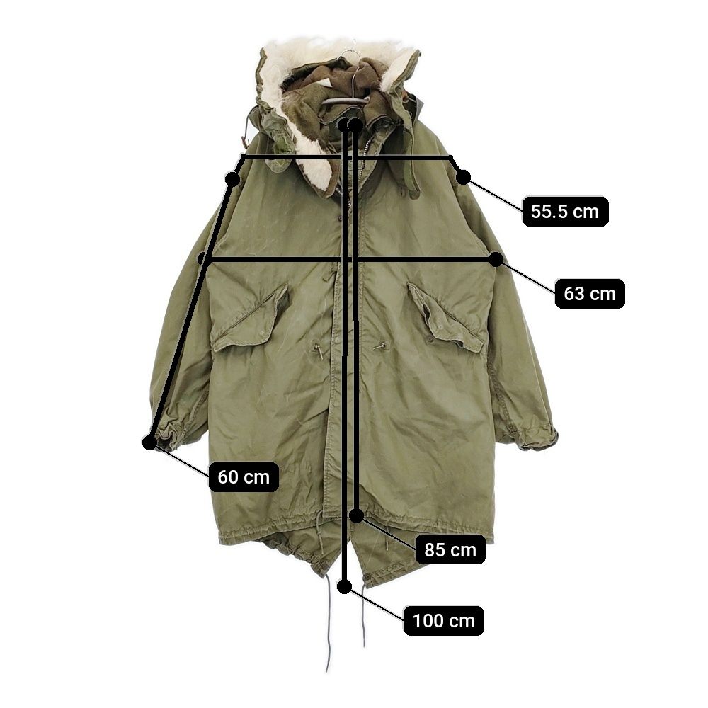 US.ARMY 70年代 M-65 フィッシュテールパーカー フルセット 米軍