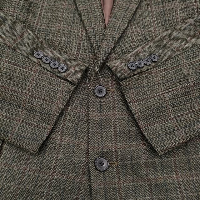 Brooks Brothersヘリンボーンテーラードジャケット　ウール×アルパカ Brooks Brothersヘリンボーンテーラードジャケット ウール×アルパカ