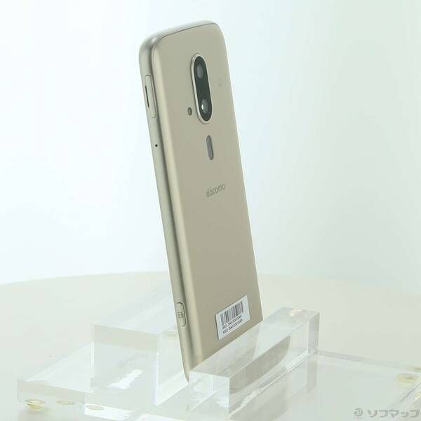 中古品〕 らくらくスマートフォン 128GB ゴールド F-53E docomo SIM