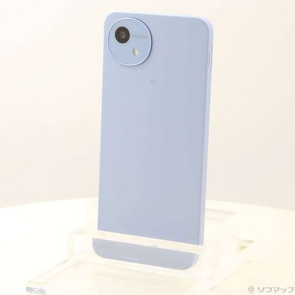 スマートフォン・携帯電話 〔品〕 AQUOS wish4 64GB ブルー SH-52E