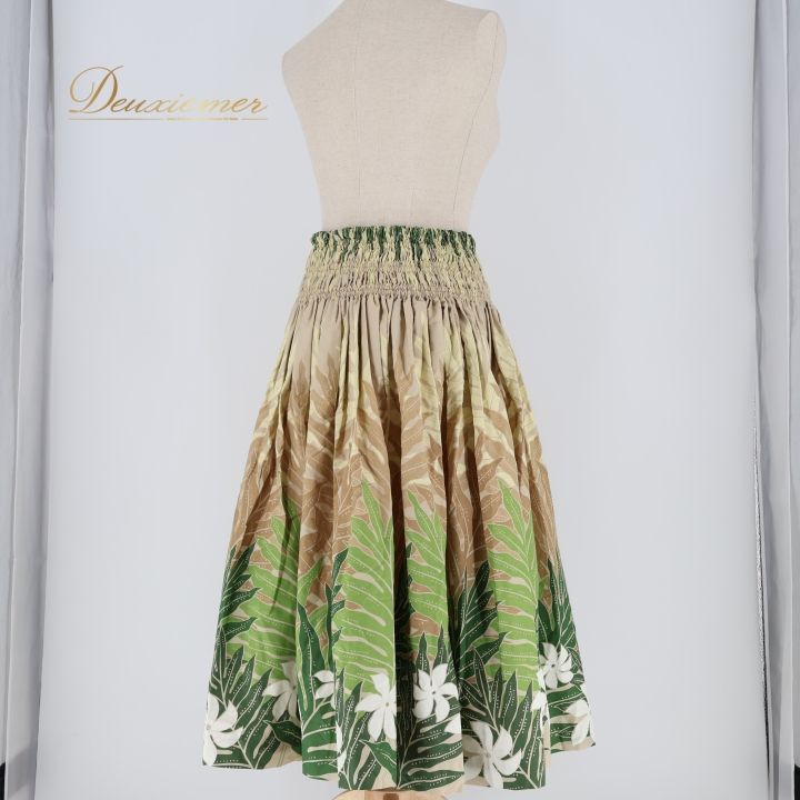 フラダンス 衣装 パウスカート パンドール ベージュ系 Paondor