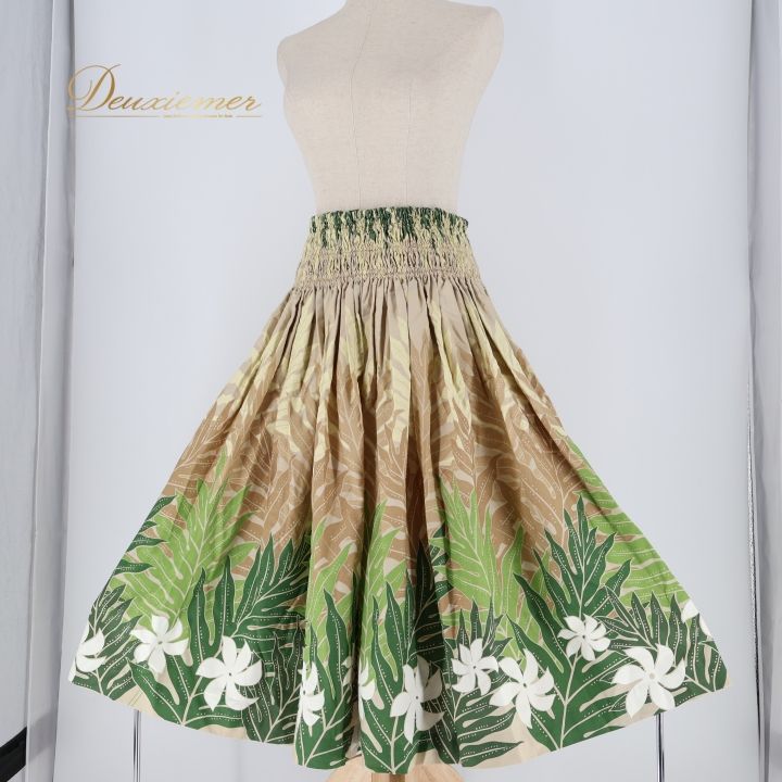 フラダンス 衣装 パウスカート パンドール ベージュ系 Paondor