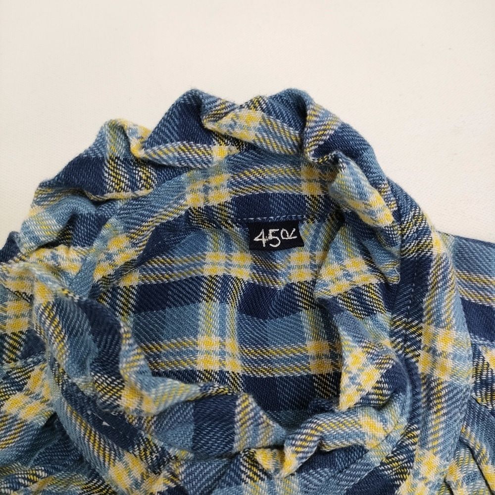 45R/45rpm インドネルのタックフリルドレス 定価47300円 インド製