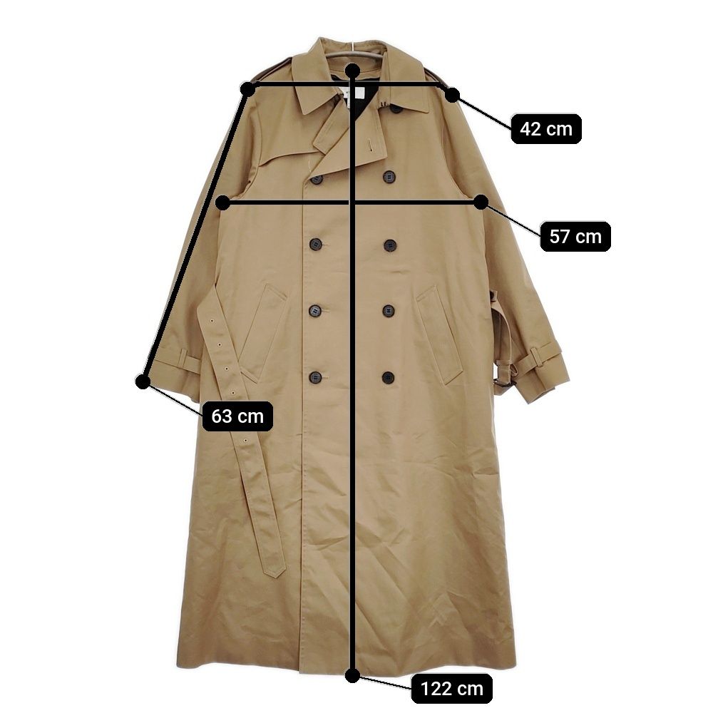 ハイク サイズ2 トレンチコート ライナー ベージュ HYKE トレンチコート サイズ2 ベージュ 【公式通販】