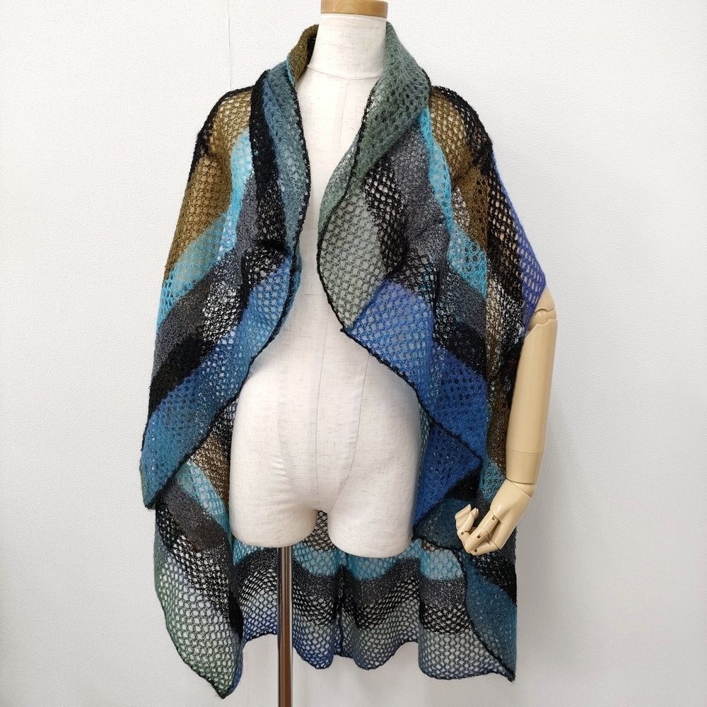 Haat ボレロ カーディガン【サイズ2 M相当】【メッシュ】【イッセイミヤケ】 Haat ボレロ カーディガン【サイズ2 M相当】【メッシュ】【イッセイ