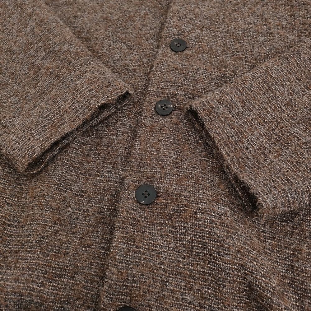 Jurgen Lehl ヨーガンレール　アルパカシャギーコート ヨーガンレールJURGEN LEHL ウールアルパカシャギーハイネックコート