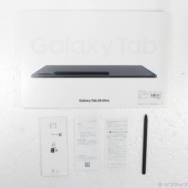 中古品〕 GALAXY Tab S8 Ultra 256GB グラファイト SM-X900NZAGXJP Wi