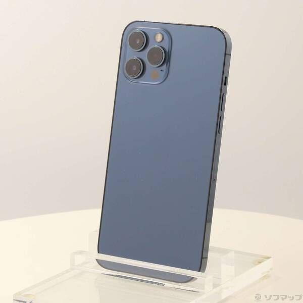 中古品〕 iPhone12 Pro Max 512GB パシフィックブルー MGD63J／A SIM