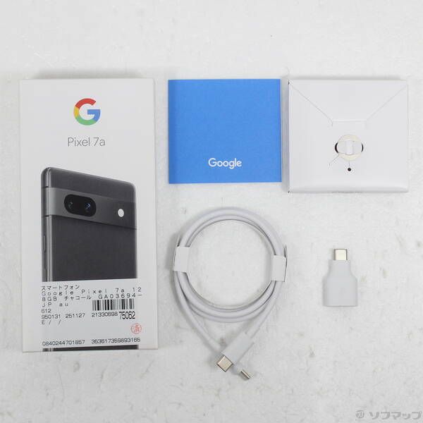 中古品〕 Google Pixel 7a 128GB チャコール GA03694-JP au SIMフリー