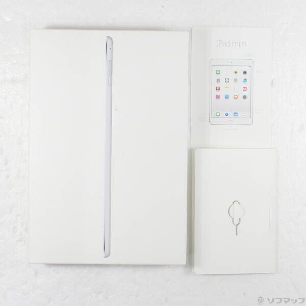 美品 iPad mini 4 64GB au MK732J/A シルバー Apple iPad mini 4 Wi-Fi+Cellular 64GB MK722J/A SIMフリー [スペース
