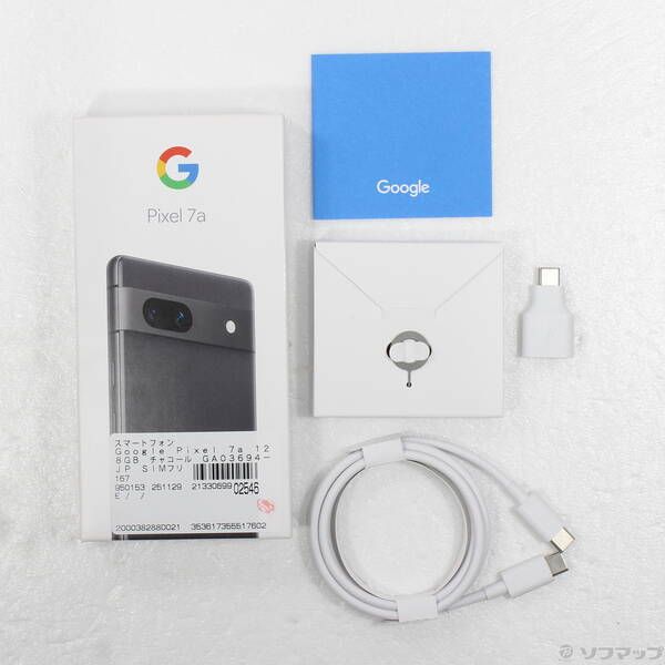 中古品〕 Google Pixel 7a 128GB チャコール GA03694-JP SIMフリー