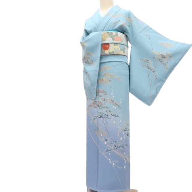 Y3885◇美品 正絹 作家物落款 手縫い仕立て 松 訪問着 着物 Y3885◇美品 正絹 作家物落款 手縫い仕立て 松 訪問着 着物 楽天市場】