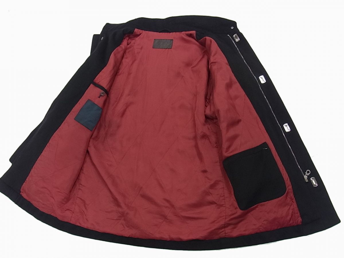 ◇Salvatore Ferragamo カシミヤ混紡 デザインコート ガンチーニターン