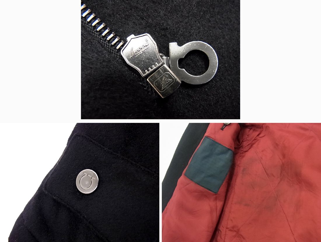 ◇Salvatore Ferragamo カシミヤ混紡 デザインコート ガンチーニターン