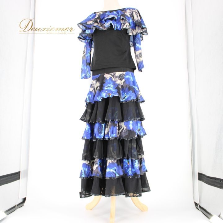 レイリーナ スタンダード ドレス 水色 パーティ 社交ダンス ブルー 社交ダンス 衣装 スタンダード ドレス ワンピース レッスンウェア