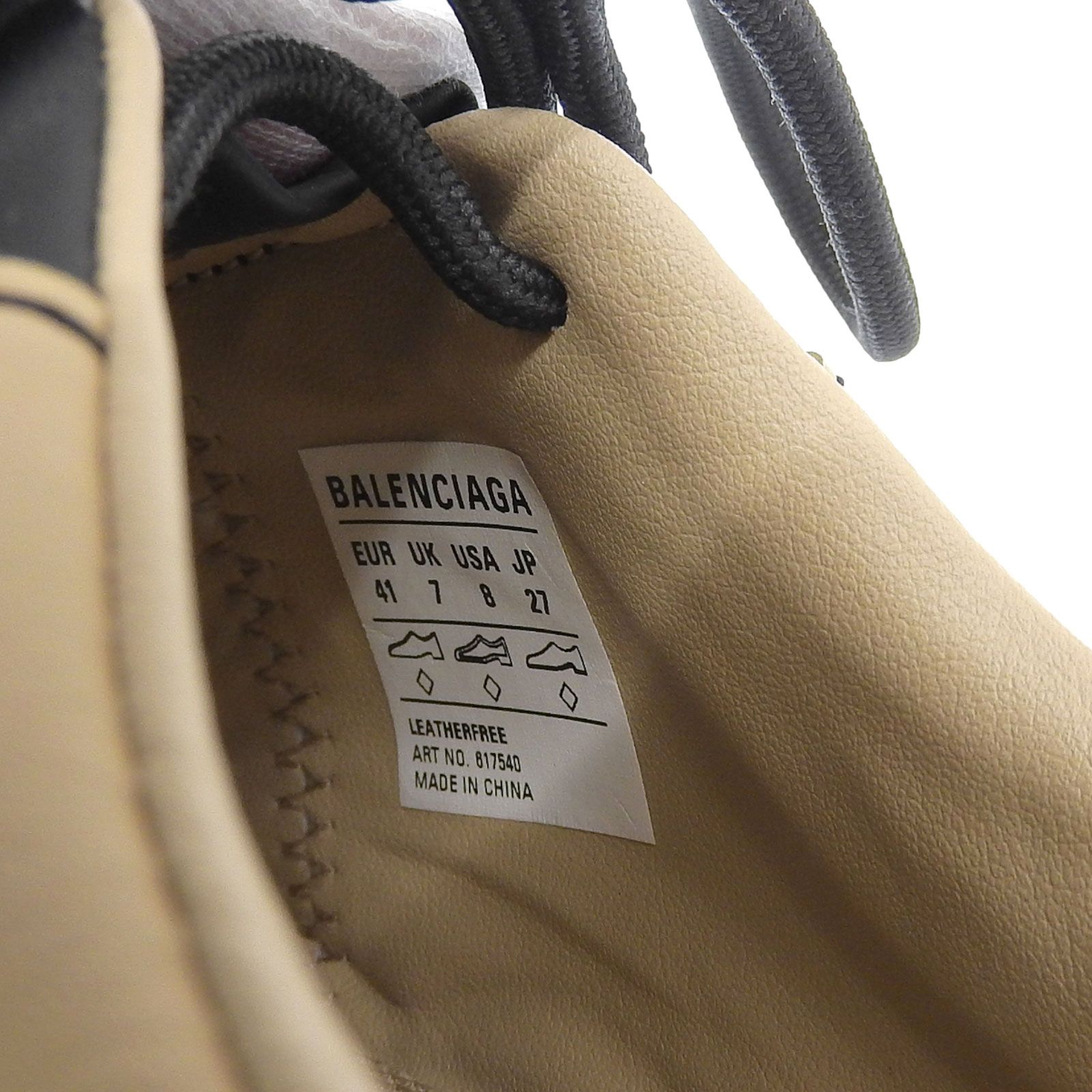 未使用品△BALENCIAGA バレンシアガ 617540 ZEN SNEAKER ローカット