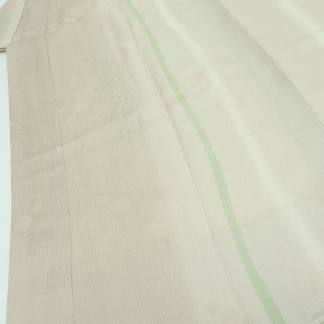 百華❀Y4272◇美品 袷 正絹 さが美謹製 仕付け糸・半襟付 手縫い仕立て