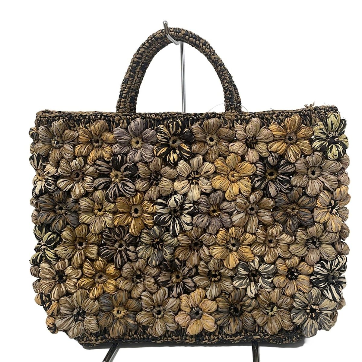 SOPHIE DIGARD(ソフィーディガール) トートバッグ - ベージュ×イエロー