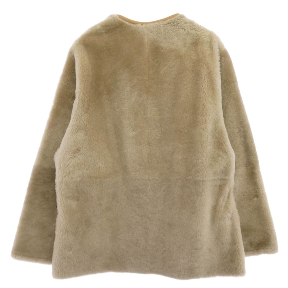 Ron Herman ロンハーマン 341040019 ノーカラー ムートンレザー ボア