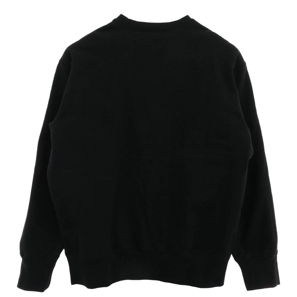 極美品 supreme × wtaps crewneck Mサイズ ブラック SUPREME(シュプリーム) 21AW ×WTAPS Crewneck ダブルタップス フロント