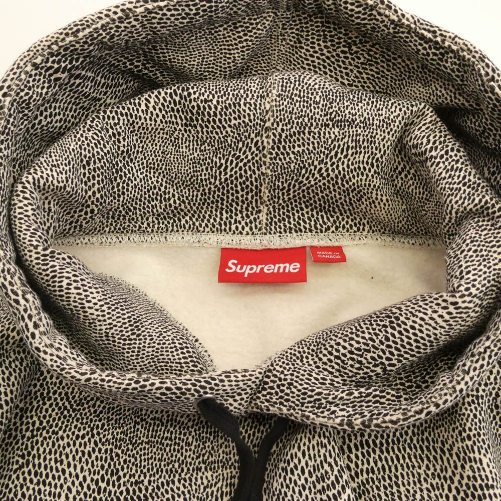 Supreme シュプリーム 25SS Small Box Hooded Sweatshirt Snakeskin