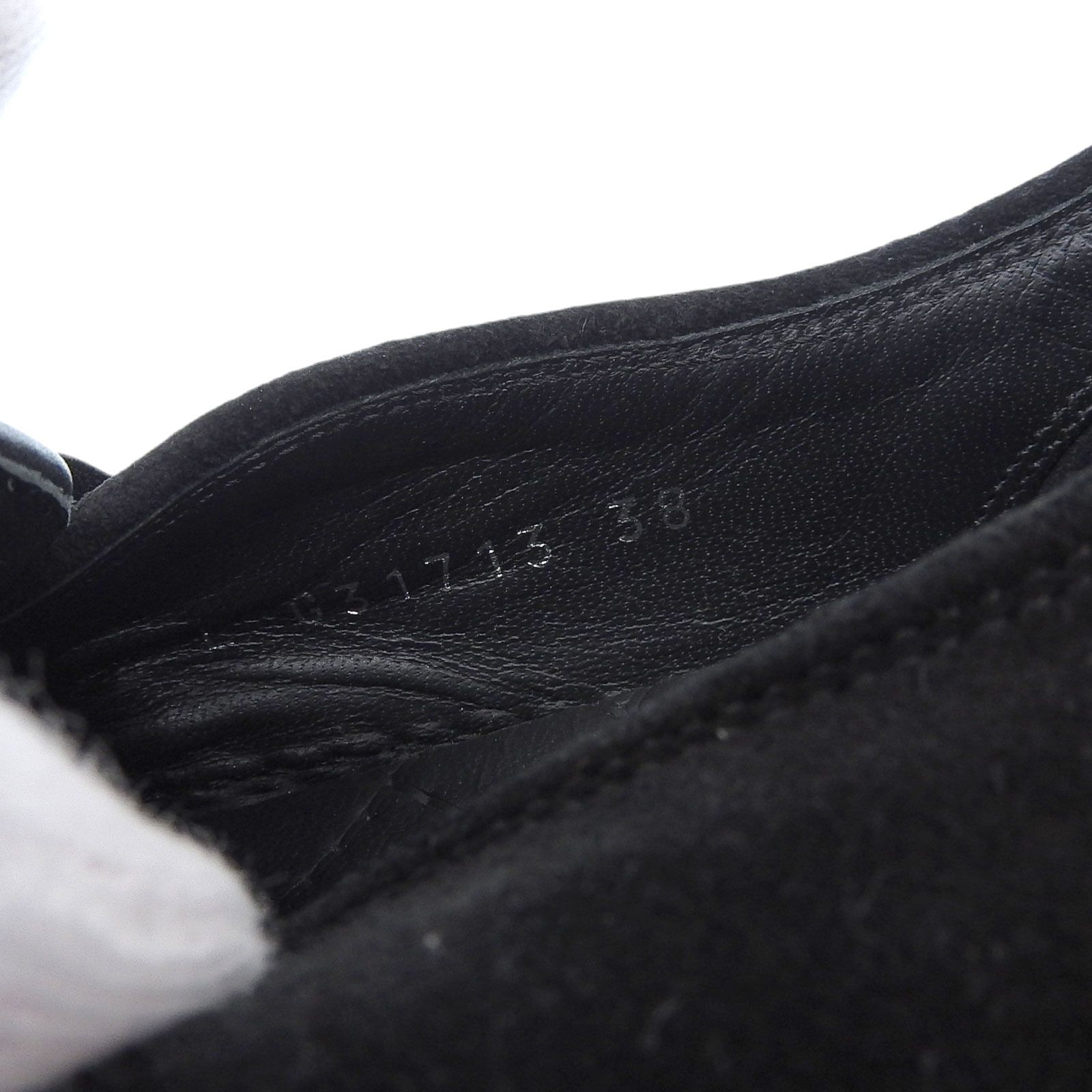 美品△CHANEL シャネル G31713 ココマーク スウェードレザー使い